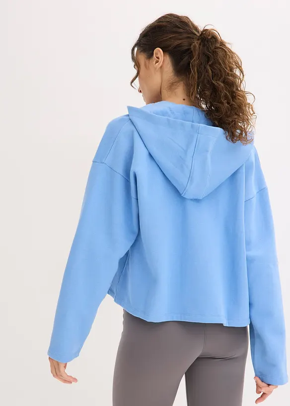 Mikina na zap&iacute;n&aacute;n&iacute;, z čist&eacute; organick&eacute; bavlny, bonprix