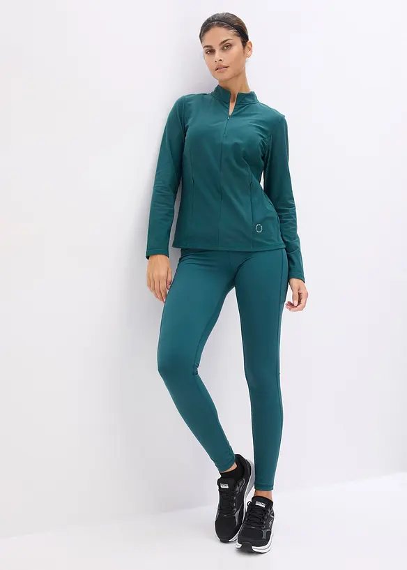 Termo funkčn&iacute; bunda s polovičn&iacute;m zipem, rychleschnouc&iacute;, bonprix