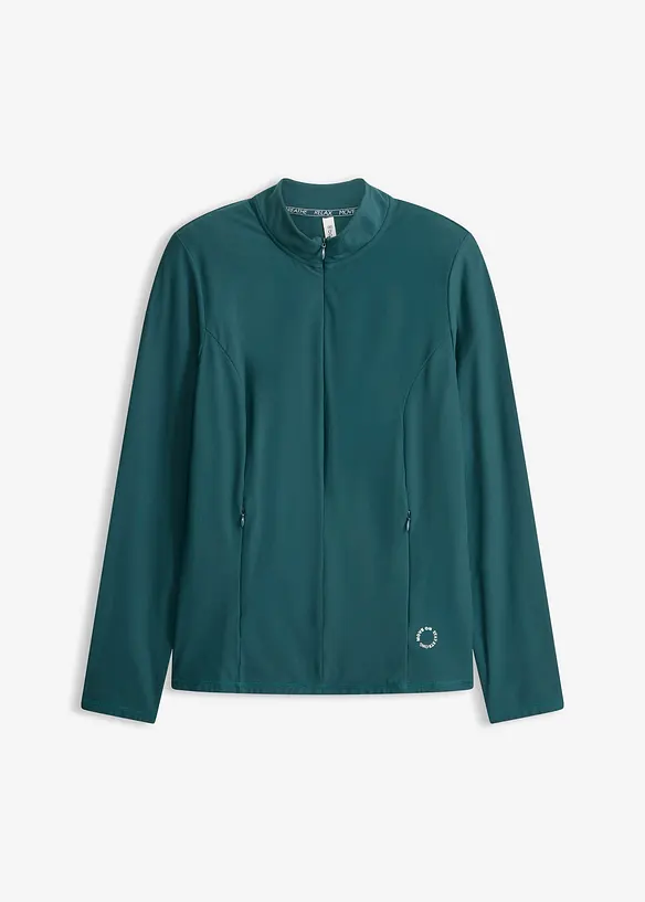 Termo funkčn&iacute; bunda s polovičn&iacute;m zipem, rychleschnouc&iacute;, bonprix