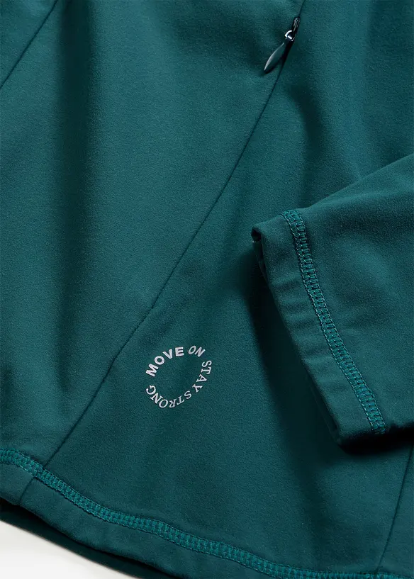 Termo funkčn&iacute; bunda s polovičn&iacute;m zipem, rychleschnouc&iacute;, bonprix