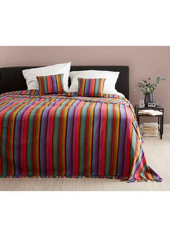 Povlak na pol&scaron;t&aacute;ř s proužky (2 ks v balen&iacute;), bonprix