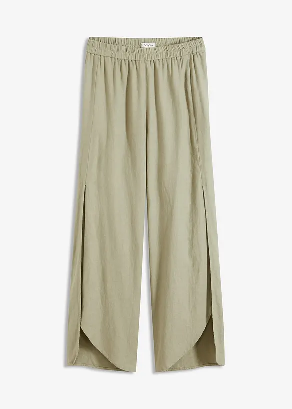 Lněné kalhoty, bonprix