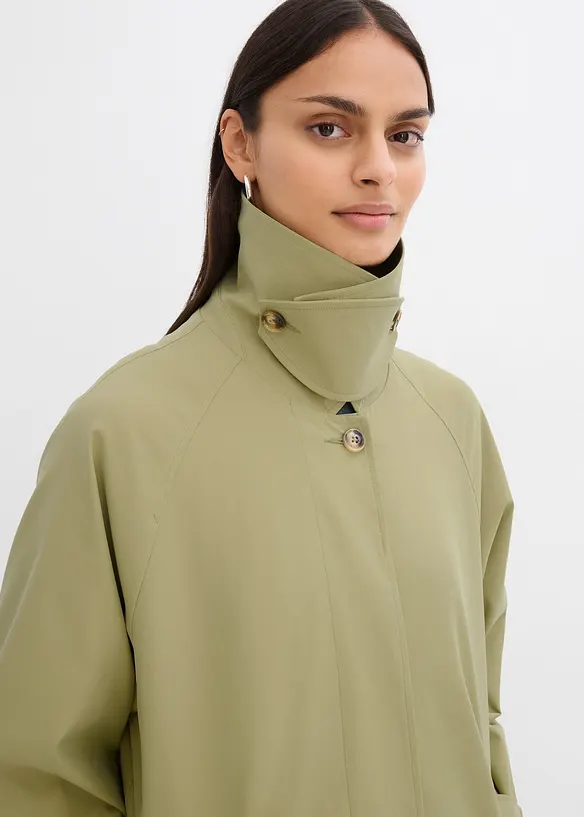 Trenčkot s nárameníky, bonprix