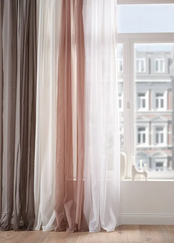 Záclona z lehkého voálu (1 ks), bonprix