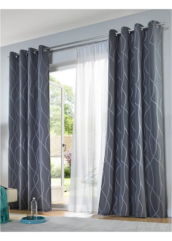 Z&aacute;clona ze sabl&eacute;, s recyklovan&yacute;m polyesterem, bonprix