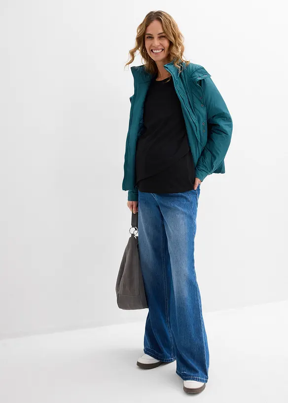 Těhotensk&eacute; a kojic&iacute; tričko 2 v 1, z organick&eacute; bavlny, bonprix