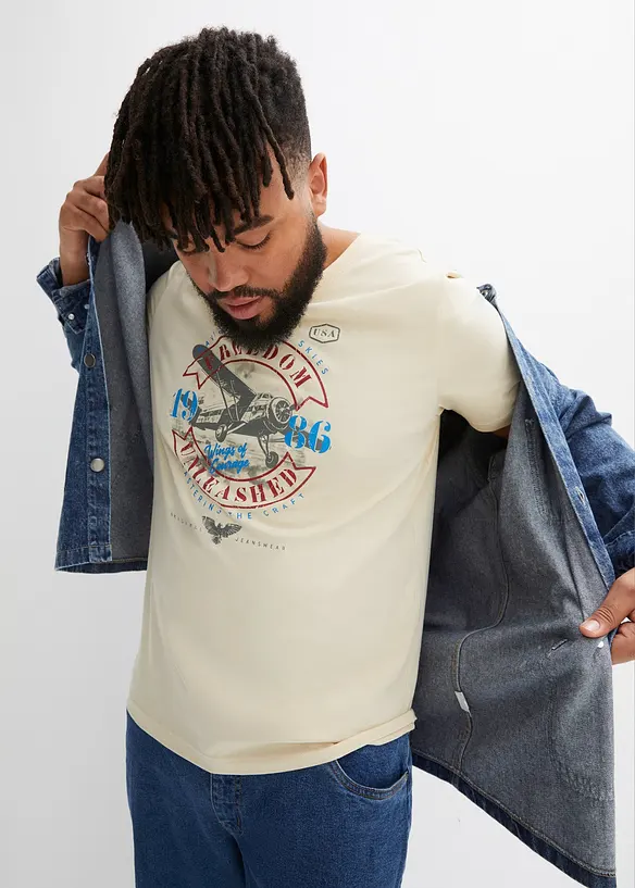 Tričko z čist&eacute; organick&eacute; bavlny, bonprix