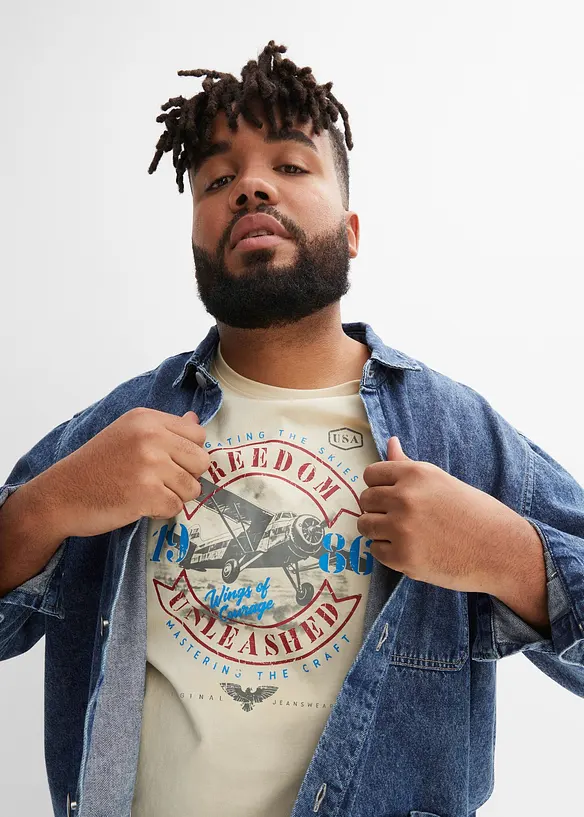 Tričko z čist&eacute; organick&eacute; bavlny, bonprix