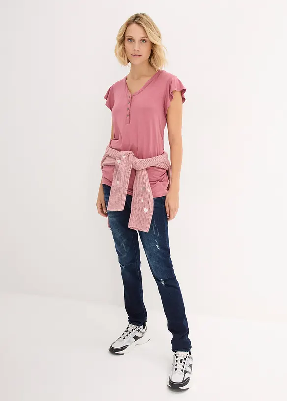 Těhotenské a kojicí triko z udržitelné viskózy, bonprix