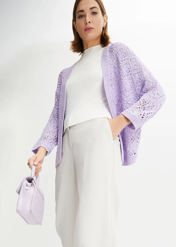 Pleten&yacute; ažurov&yacute; kab&aacute;tek, bonprix