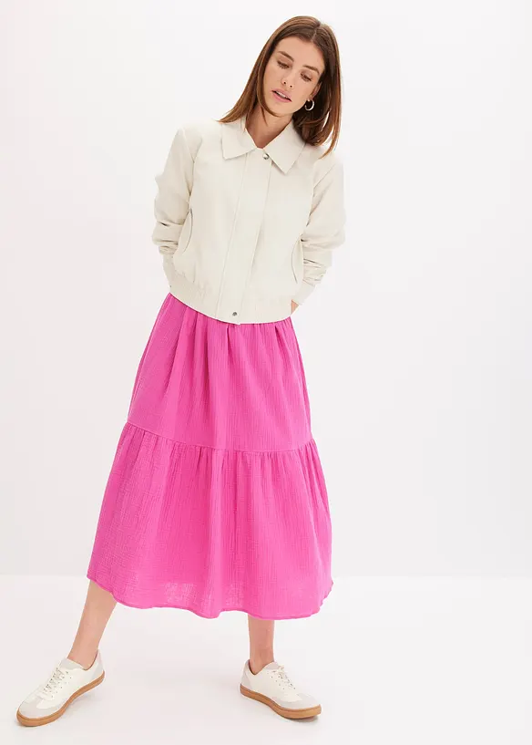 Dlouh&eacute; &scaron;aty z měkk&eacute;ho mu&scaron;el&iacute;nu, bonprix