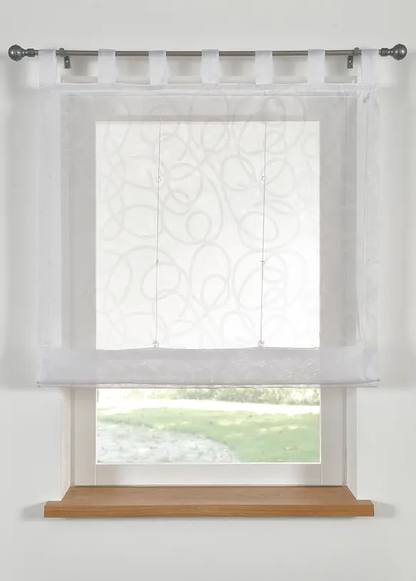 Průhledn&aacute; řas&iacute;c&iacute; roleta s potiskem a recyklovan&yacute;m polyesterem, bonprix