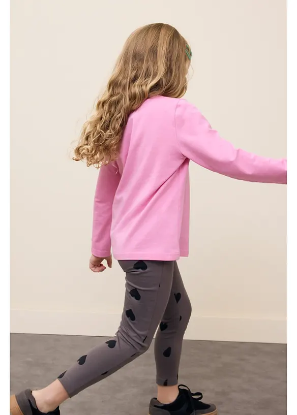 Triko s dlouh&yacute;m ruk&aacute;vem, z elastick&eacute; směsi s organickou bavlnou (3 ks v balen&iacute;), bonprix