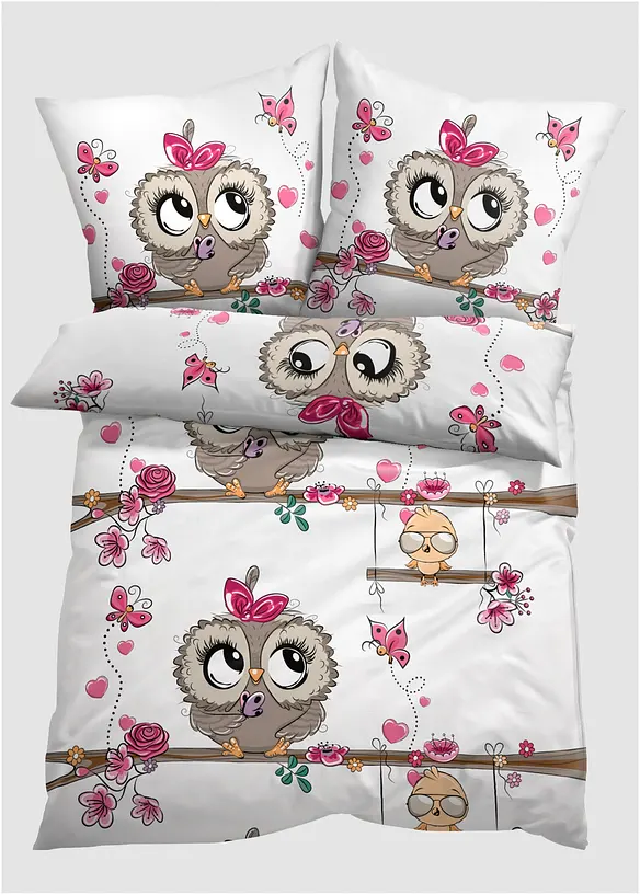 Povlečen&iacute; z bavlněn&eacute; směsi, bonprix