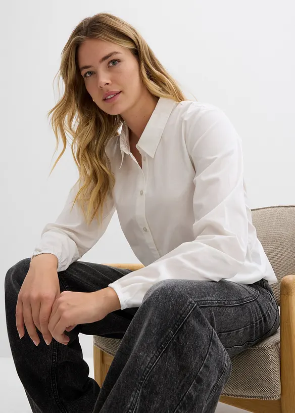 Halenka z čist&eacute; bavlny, bonprix