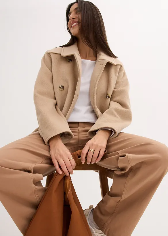 Kabanov&yacute; kab&aacute;t ve vlněn&eacute;m vzhledu, bonprix