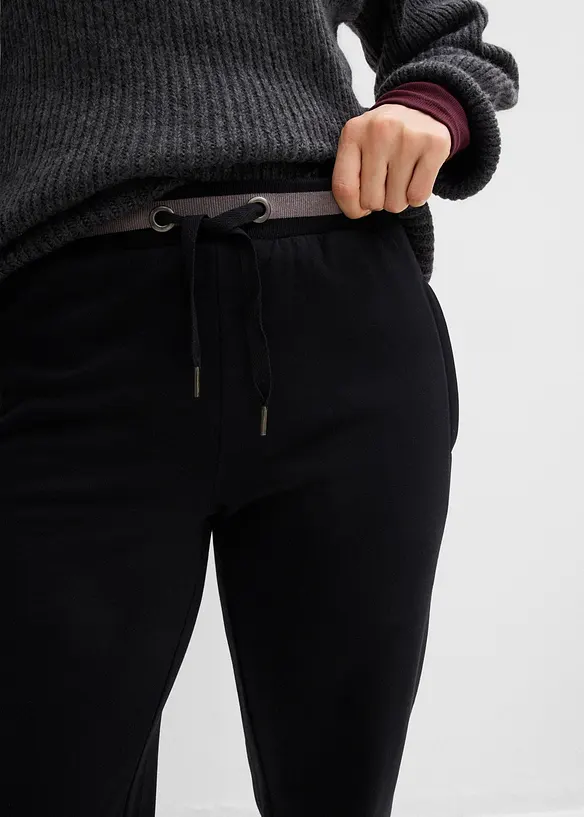 Tepl&aacute;kov&eacute; kalhoty z bavlněn&eacute; směsi (2 ks v balen&iacute;), bonprix