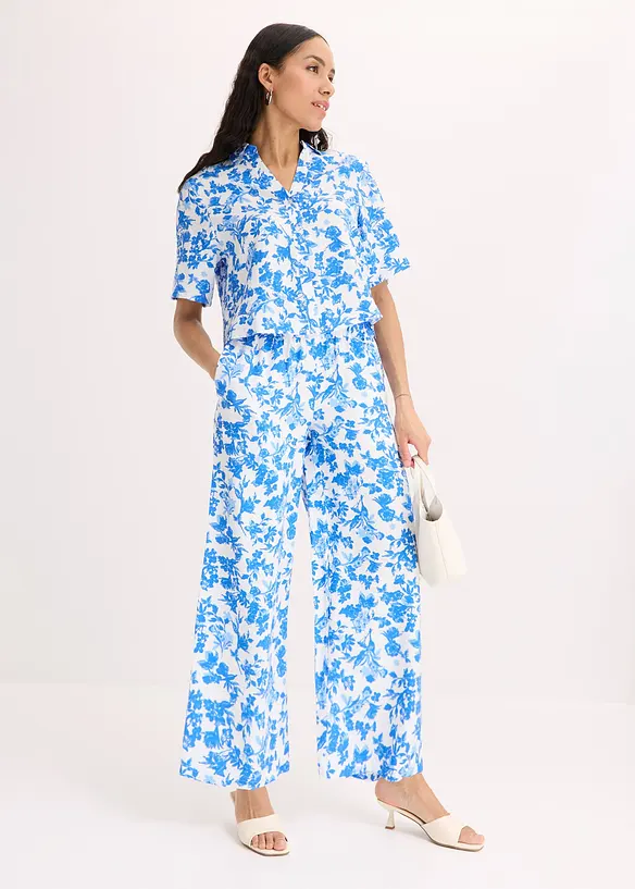 Halenka s krátkým rukávem, z měkké viskózové směsi, bonprix