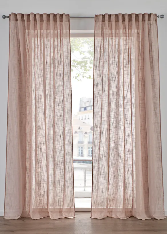 Z&aacute;věsy se strukturou (2 ks), bonprix