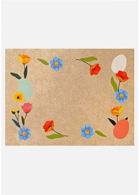 Prateln&aacute; rohožka s jarn&iacute;m designem, bonprix