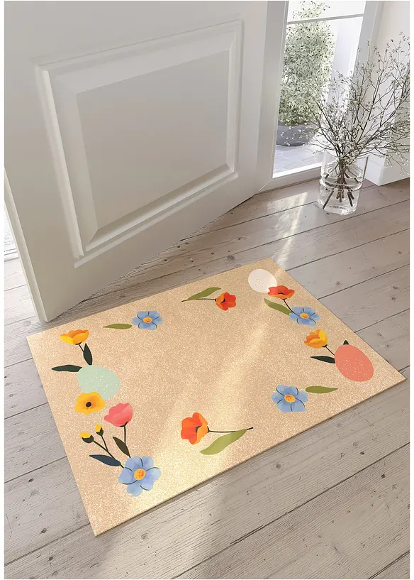 Prateln&aacute; rohožka s jarn&iacute;m designem, bonprix