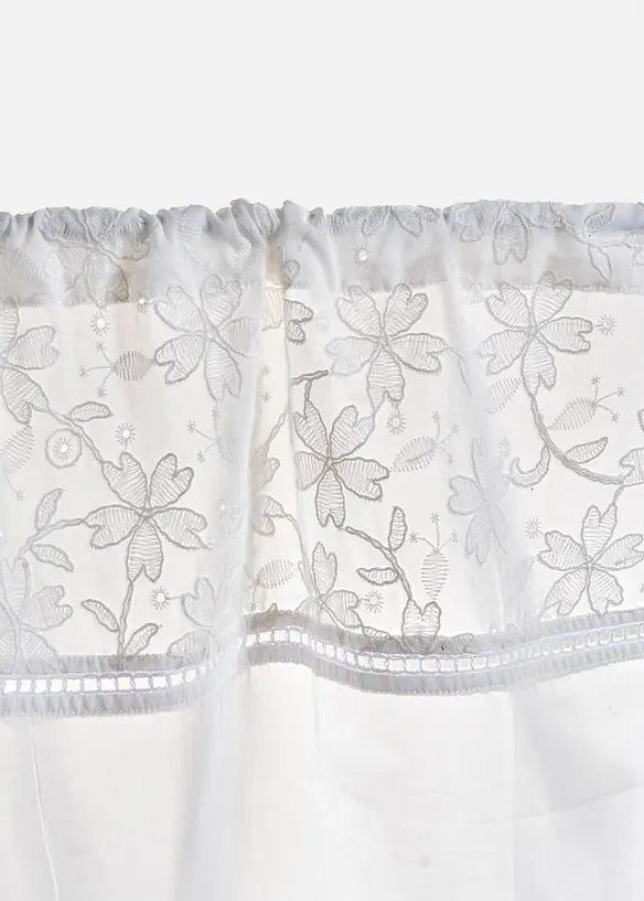 Vitr&aacute;žkov&aacute; z&aacute;clona z organick&eacute; bavlny, s v&yacute;&scaron;ivkou, bonprix