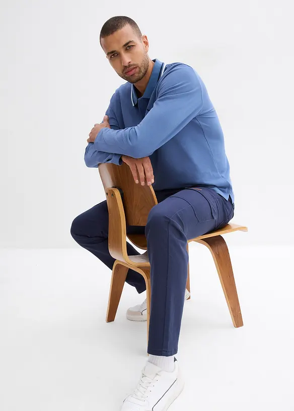 Strečov&eacute; kalhoty Regular Fit, s cargo kapsami, Straight, bonprix