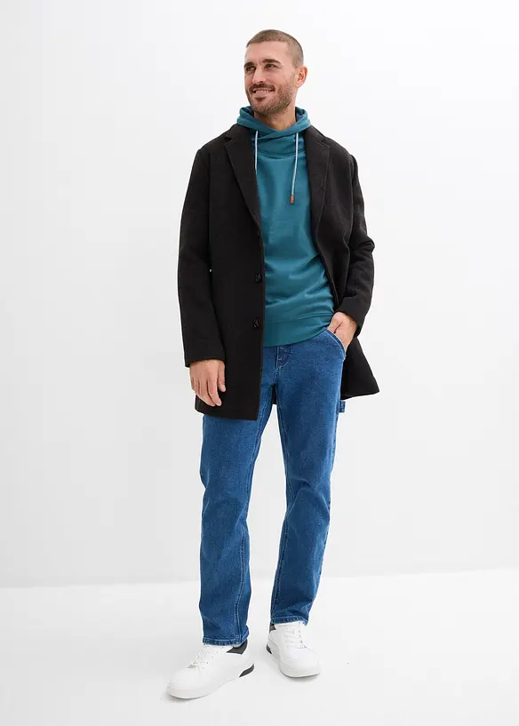 Mikina s &scaron;&aacute;lov&yacute;m l&iacute;mcem, z čist&eacute; bavlny, bonprix