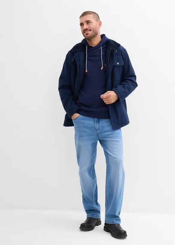 Mikina s &scaron;&aacute;lov&yacute;m l&iacute;mcem, z čist&eacute; bavlny, bonprix