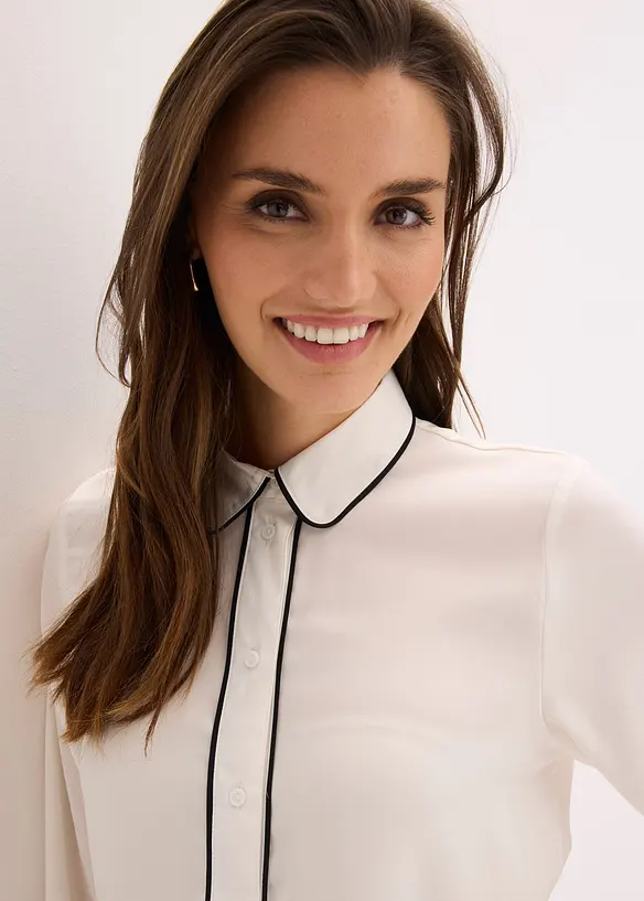 Ko&scaron;ilov&aacute; halenka ze spl&yacute;vav&eacute;ho sat&eacute;nu, bonprix