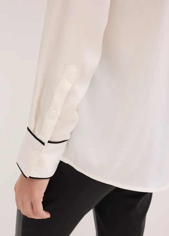 Ko&scaron;ilov&aacute; halenka ze spl&yacute;vav&eacute;ho sat&eacute;nu, bonprix