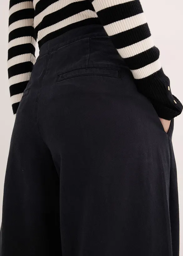 Keprov&eacute; kalhoty z čist&eacute; bavlny, bonprix