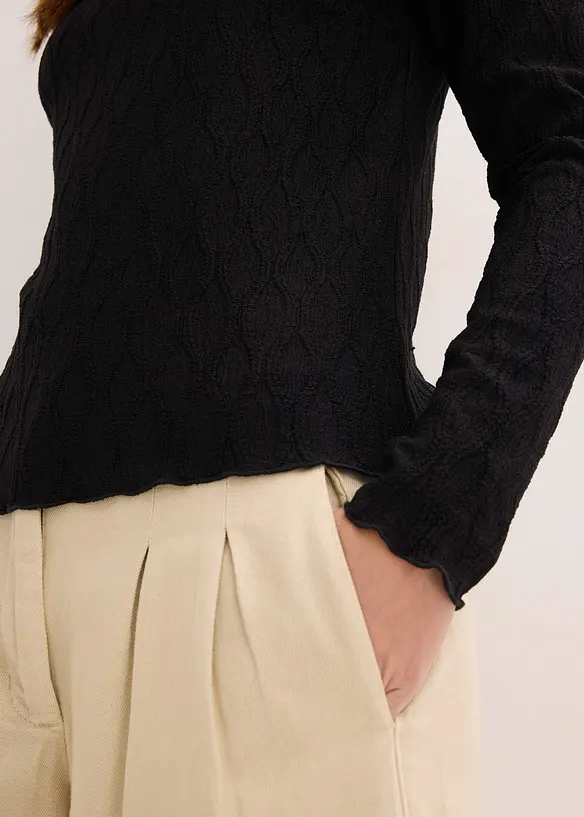 Triko s dlouh&yacute;m ruk&aacute;vem, bonprix