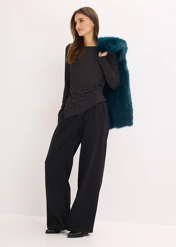 Triko z měkk&eacute; visk&oacute;zov&eacute; směsi, bonprix