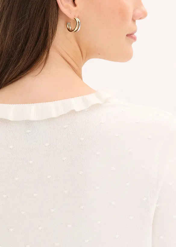 Svetr z jemn&eacute; pleteniny z visk&oacute;zov&eacute; směsi, bonprix