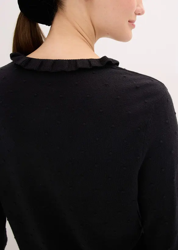 Svetr z jemn&eacute; pleteniny z visk&oacute;zov&eacute; směsi, bonprix