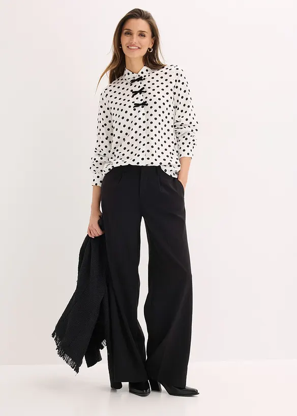 Halenka ze spl&yacute;vav&eacute; visk&oacute;zy, bonprix