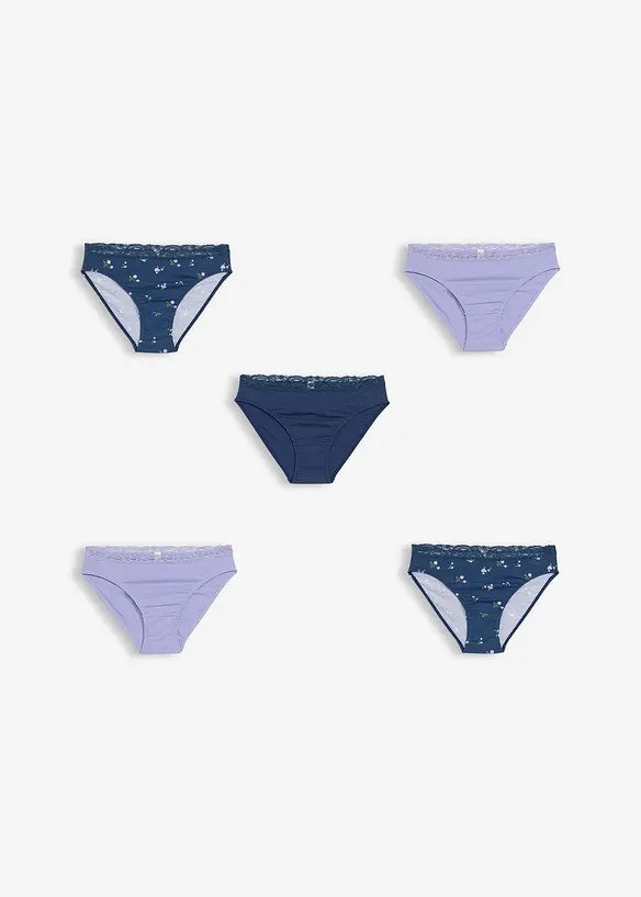 Kalhotky s měkkou bavlnou (5 ks v balen&iacute;), bonprix