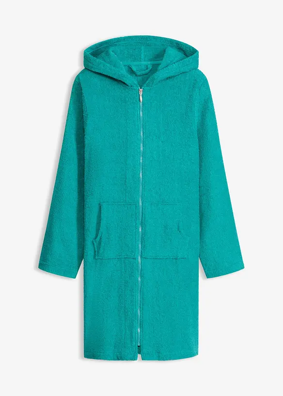 Frot&eacute; župan z organick&eacute; bavlny, se zipem, bonprix