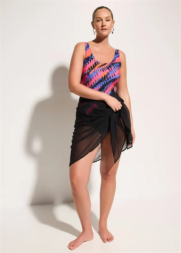 Stahovac&iacute; jednod&iacute;ln&eacute; plavky, lehk&aacute; tvaruj&iacute;c&iacute; funkce, bonprix