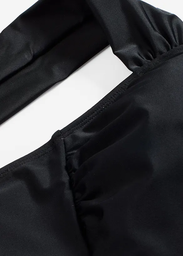 Stahovac&iacute; jednod&iacute;ln&eacute; plavky, středn&iacute; tvaruj&iacute;c&iacute; efekt a &scaron;irok&aacute; ram&iacute;nka, bonprix