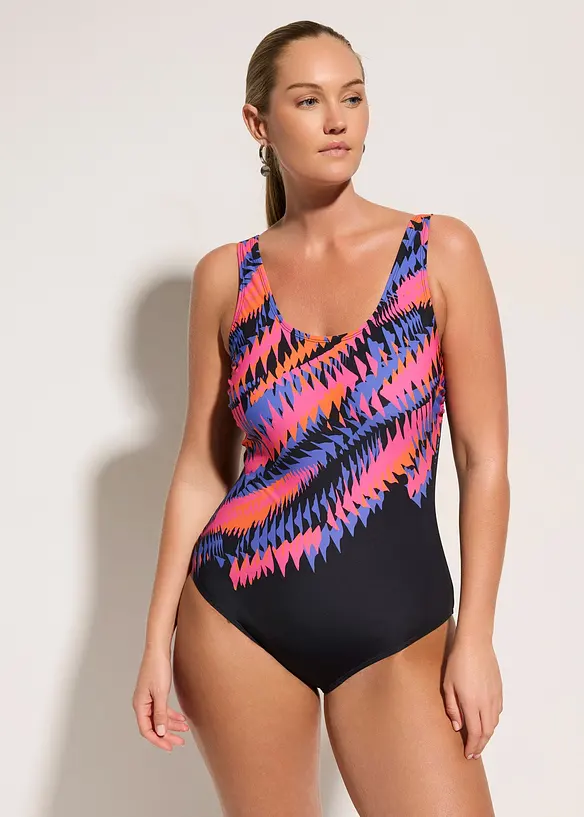 Stahovac&iacute; jednod&iacute;ln&eacute; plavky, lehk&aacute; tvaruj&iacute;c&iacute; funkce, bonprix