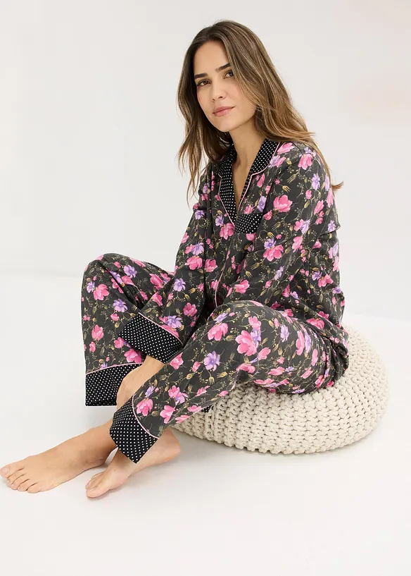 Pyžamo z čist&eacute; bavlny, bonprix