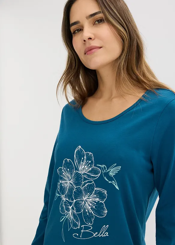 Nočn&iacute; ko&scaron;ile z čist&eacute; bavlny, bonprix