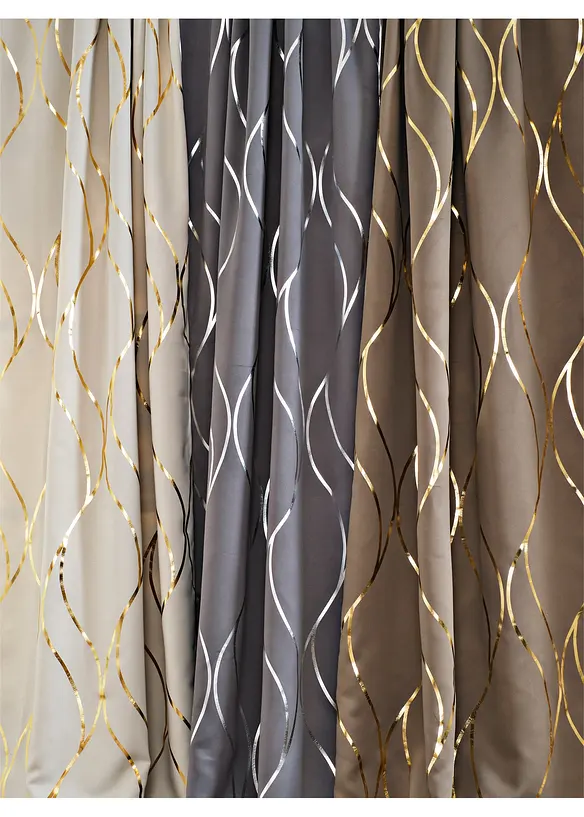 Zastiňuj&iacute;c&iacute; z&aacute;věs s leskl&yacute;m potiskem (1 ks v balen&iacute;), bonprix