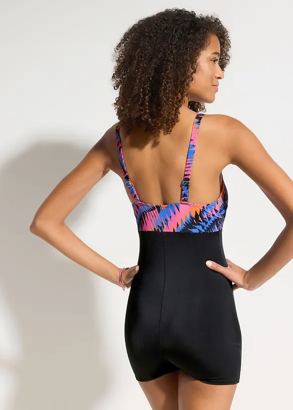 Jednod&iacute;ln&eacute; plavky s nohavičkou, bonprix