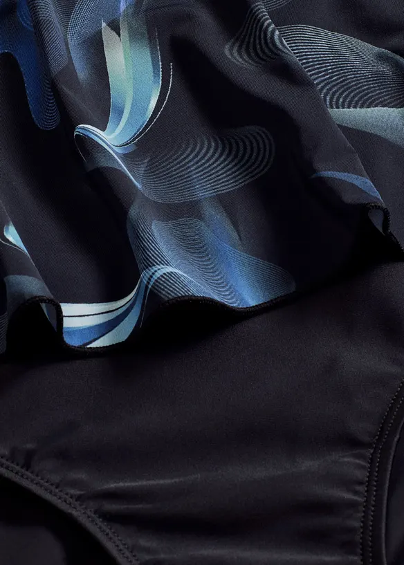 Jednod&iacute;ln&eacute; plavky se vzhledem tankin, bonprix