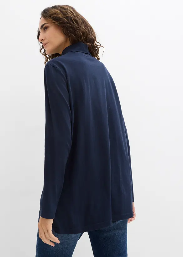 Tričko s rol&aacute;kem, z čist&eacute; organick&eacute; bavlny, bonprix