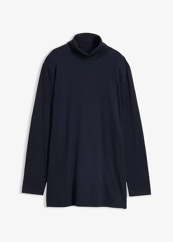 Tričko s rol&aacute;kem, z čist&eacute; organick&eacute; bavlny, bonprix