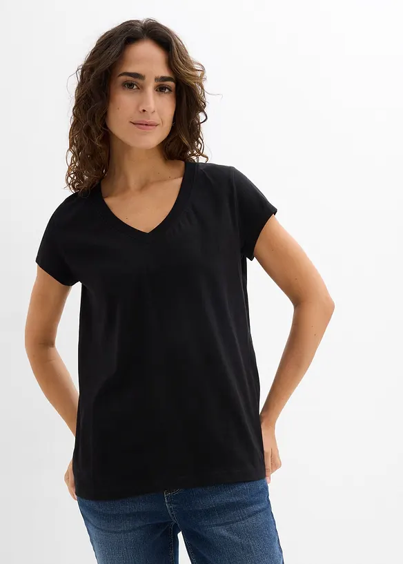 Tričko z čist&eacute; organick&eacute; bavlny (2 ks v balen&iacute;), bonprix